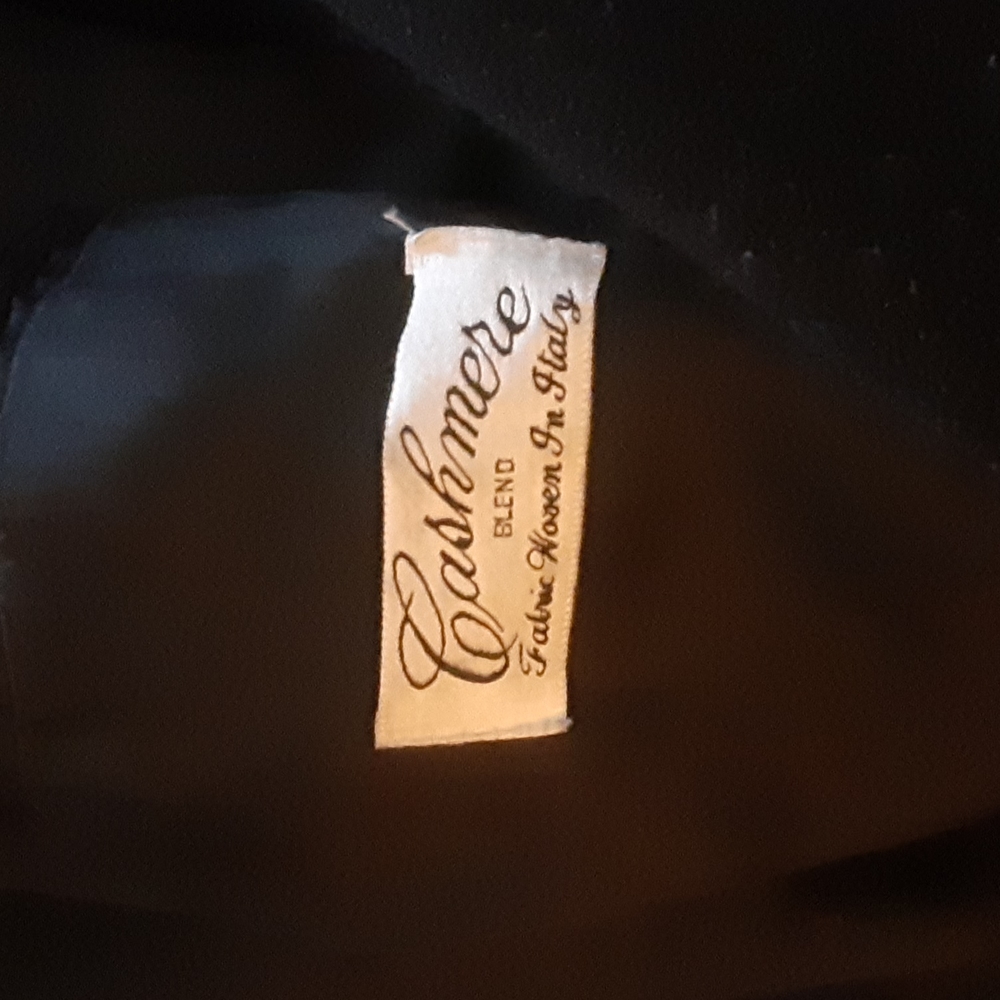 Cashmere Italian Black Jacket